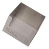 Stainless Steel Tissue Box Square Tissue Holder Large Opening Napkin
