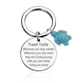 1 Piece Travel Turtle Keychain, Creative Animal Pendant, Turtle Pendant Keychain, Cute Turtle Keychain, Lucky Turtle Keychain, Travel Gift for Family and Friends