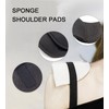 2Pair Shoulder Pads Non Slip Sewing Sponge Shoulder Pad Clothing