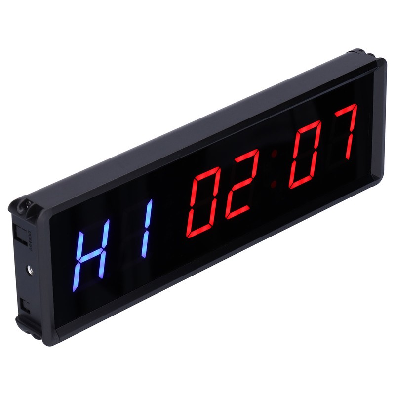 Interval Timer 1.5in LED Digital Display Count Down/Up Clock with