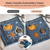 Embroidery Paper Wash Away 8.5x11 Inch, 10 Sheets Dissolvable Embroidery