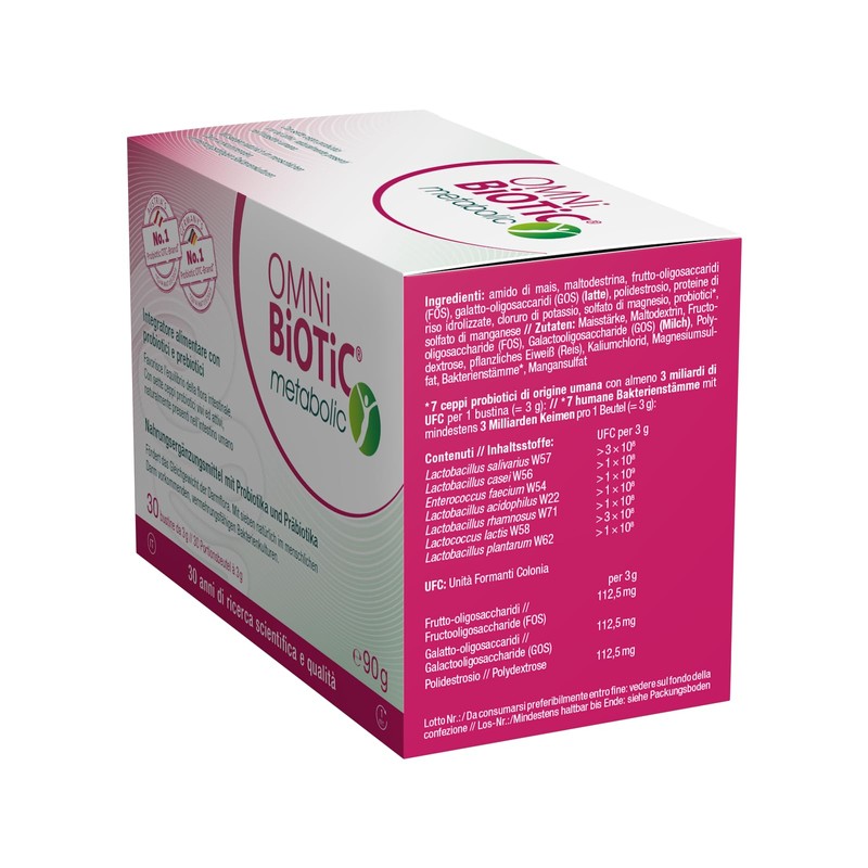 OMNi BiOTiC Institut Allergosan Gmbh Omni Biotic Metabolic 30 Bustine