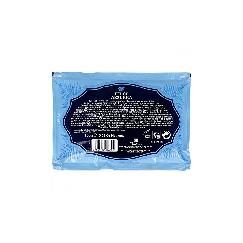 AZZURRA Paglieri Talcum Powder in Envelope 100 g