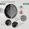 Vent Systems 5" Inch Scratch Resistant Black Soffit Vent Cover