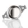 Hamilton & Young Celtic Plain Silver Plated Quaich - 3"
