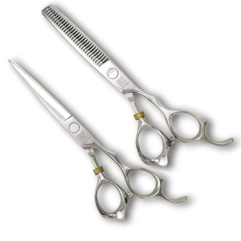 Titan Scissors | Thinning Scissors | Titanium Coating Hair Cutting
