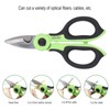 Electrician Scissors for Cutting Optical Fiber Wires, Stainless Steel Serrated