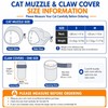 Cat Muzzle - Adjustable Anti-Bite Head Cover, Breathable Cat Grooming