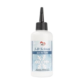 3D Snow from the Tube | Decorative Snow Paste for Crafts | Decorative Snow | Artificial Snow | in Practical Dosing Tube (150 ml)