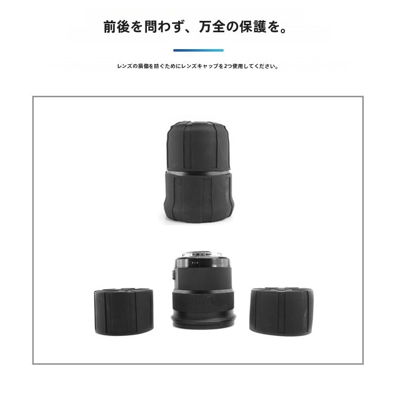 Universal Lens Cap - Fits 99% DSLR Lenses, Element Proof,