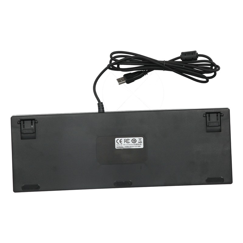 MAGIC REFINER Gaming Keyboard 87 Keys Portable Durable RGB Backlit
