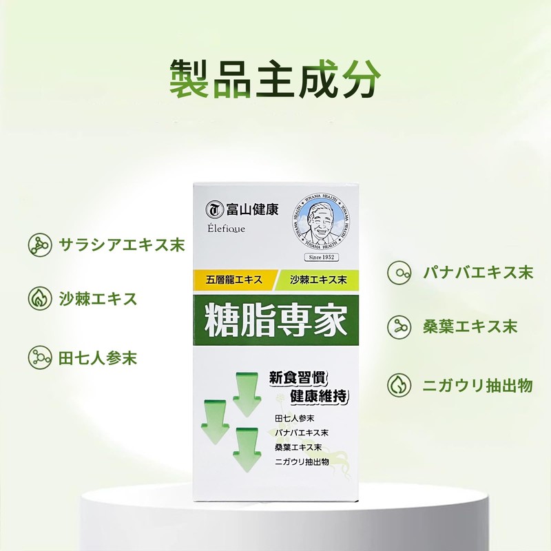 富山健康 【 糖質 x 脂質 Wケア 】糖脂専家 糖脂ケア サラシアエキス末 沙棘工キス