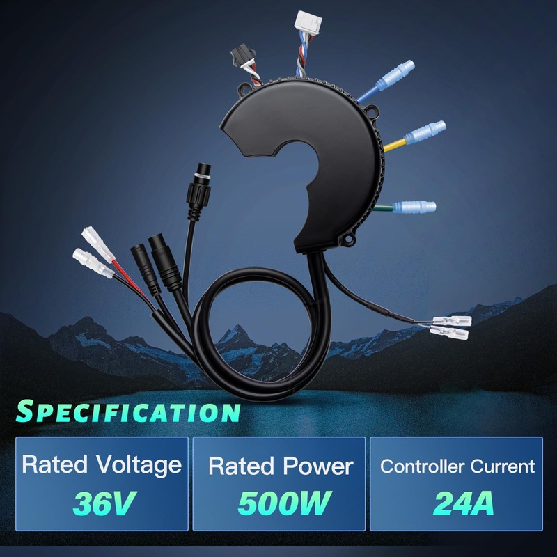 Bafang Controller 36 V 500 W for BBS02B Middle Motor,