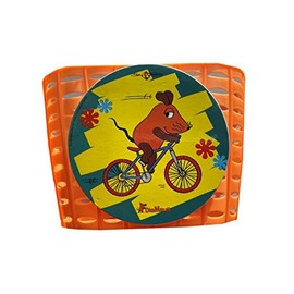 Bike Fashion WDR - Sendung mit der Maus Handlebar Basket Plastic Basket Bicycle Basket 885053 (Orange)