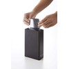Yamazaki 4257 Two-Way Dispenser, Square, Slim, Body Soap, Black, Approx.