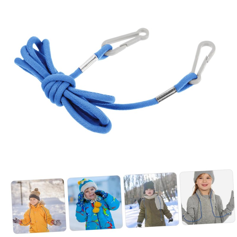 Healeved 3pcs Glove Clips with Lanyard for Ergonomic Lost String