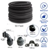 (1/2" Dia * 50 Feet) Yariwiz Black Special Extra Flexible