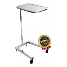 Hemco Mesa Mayo Con Charola Acero Inoxidable Ajustable Uso Rudo