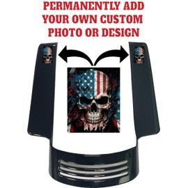 Kustom Cycle Parts Custom Photo - Design Antenna Hole Plug. Fits 2006 to 2023+ Harley Touring. Road Glide, Street Glide, Road King