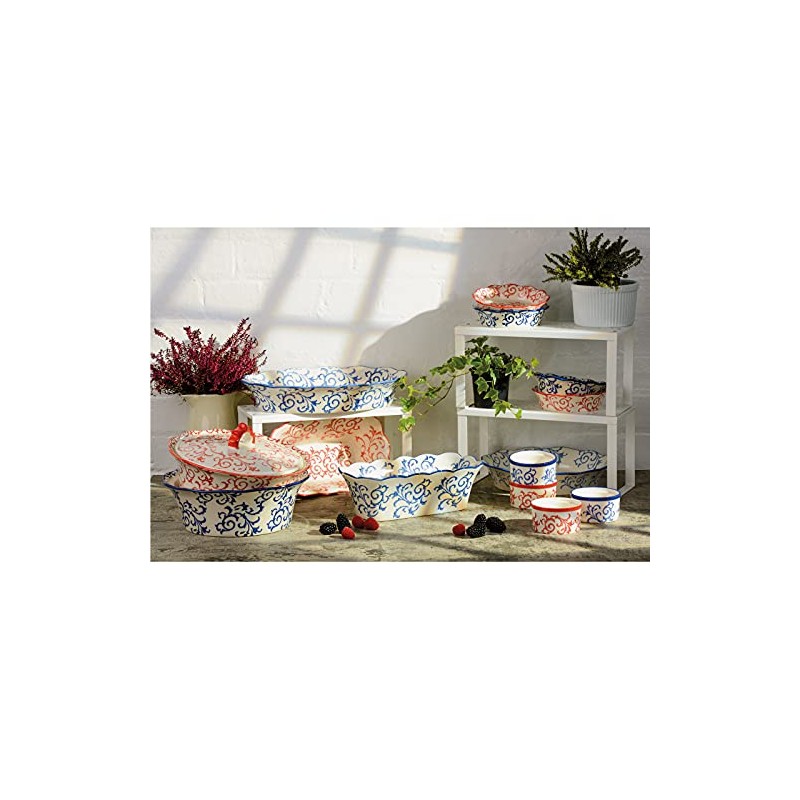 Heritage Pie Dish Blue