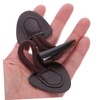 minkissy 4 Sets Imitation Horn Leather Buckle Toggle Closures for