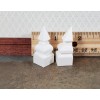 MiniatureCrush Dollhouse Corner Ceiling Blocks for Crown Molding 2 Inside