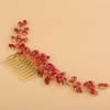 BERYUAN Bridal Full Rhinestone Hair Comb Teardrop Rhinestone Bridal Headpiece