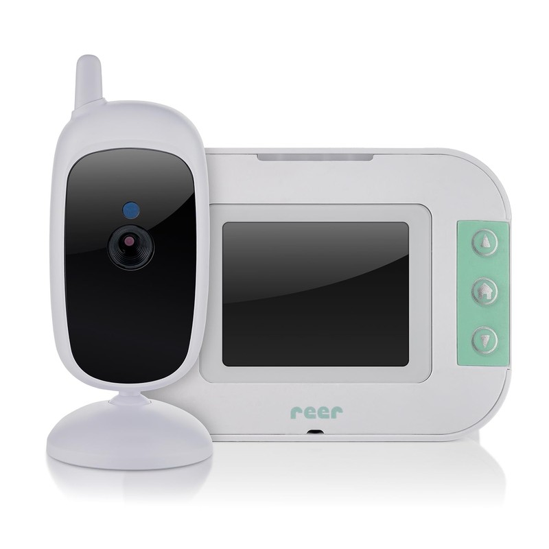reer BabyCam S, Digital Video Baby Monitor, Interception-Proof FHSS Technology,