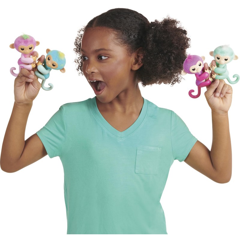FINGERLINGS - Harmony - Interactive Monkey - Electronic Plush Toy