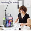 Oraben Stadium Approved Clear Lunch Bag for Sprots Work,Clear Lunch