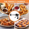 Churro Maker Machine Churrera and Piping Bag Churros Filler, Stainless