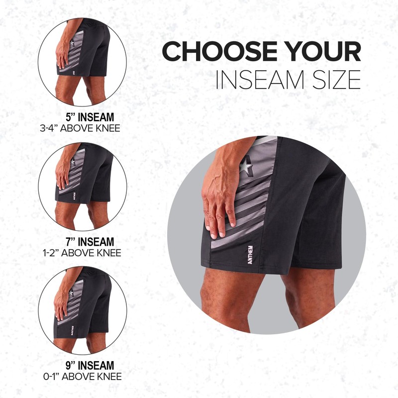 Anthem Athletics Hyperflex - Pantalones cortos de entrenamiento cruzado para