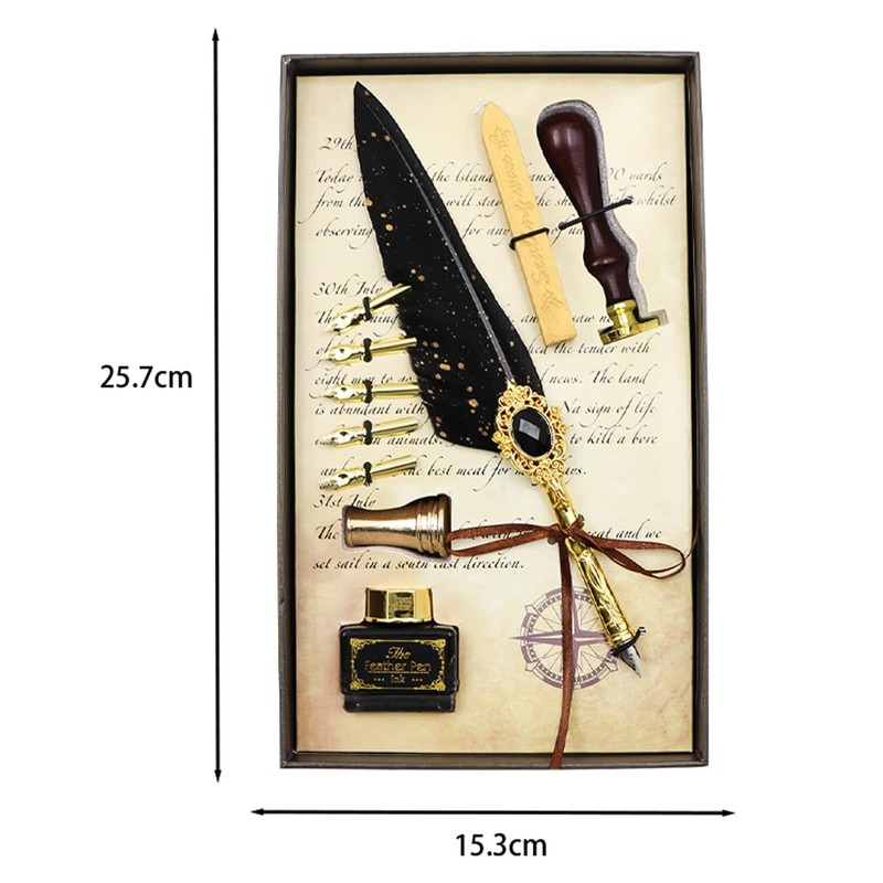Tiardey 10 Piece Calligraphy Pen Set - Fountain Pen and