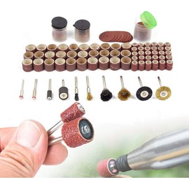POWERTOOL 150 Pcs Rotary Tool Accessories Kit, Drill Tool Carving & Polishing Sanding Set, Cutting, Sharpening Compatible for DIY Creation Dremel