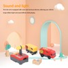 Remote Control Electric Train with Sound and Light Magnetic Connection