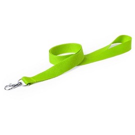 Lanyard for ID Passes with Metal Carabiner 50 cm Largo x 2 cm Ancho Light Green Pack of 10, Green light