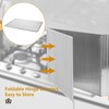 3 Sided Oil Splatter Guard, Upgrade Stainless Steel Anti Splatter