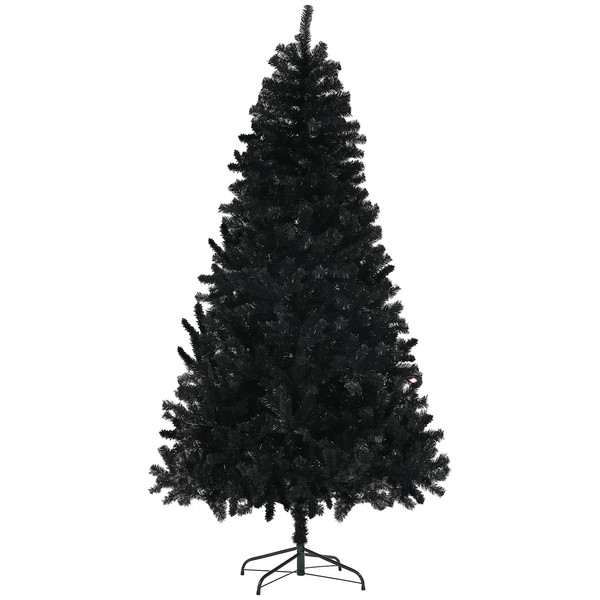 7.5ft Tall Artificial Christmas Tree, Unlit Xmas Tree with 1346