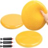 NEISHNG 3-Pack Wiggle Seat Wobble Cushion with Pump, Stability Balance