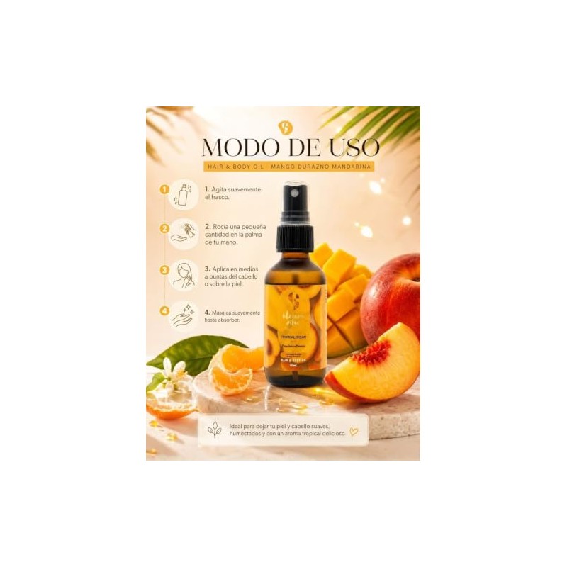 Oleum Vitae Aceite Para Cabello-cuerpo Tropical Dream 60 ml