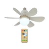 LED Fan Light Remote Control Multi-color Dimmable Home Kids Room