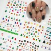 30 Sheets Christmas Nail Art Stickers 3D Self-Adhesive Nail Decals