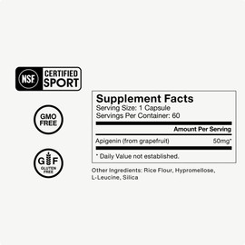 Momentous Momentous Apigenin Supplement - 50mg per Capsule, 60 Count