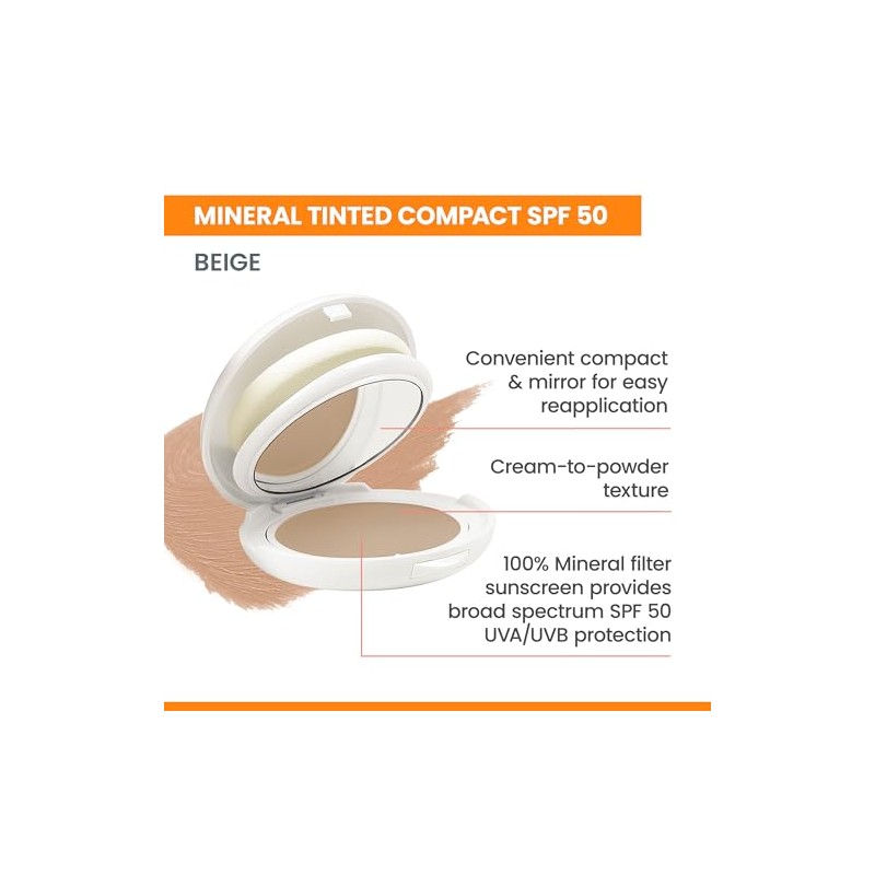 Avène Beige Mineral Tinted Compact SPF 50