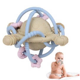 Baby Sensory Teething Toys - Baby Montessori Learning Developmental Toys for 0-6 6-12 Months - Newborn Teething Ball - Infant Chew Toys for 0 3 6 9 12 18 Months Baby Girls Boys Gift