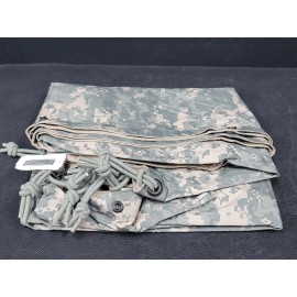 Army Military ACU Desert Sand Reversible Field Tarp Tarpaulin Survival Tent