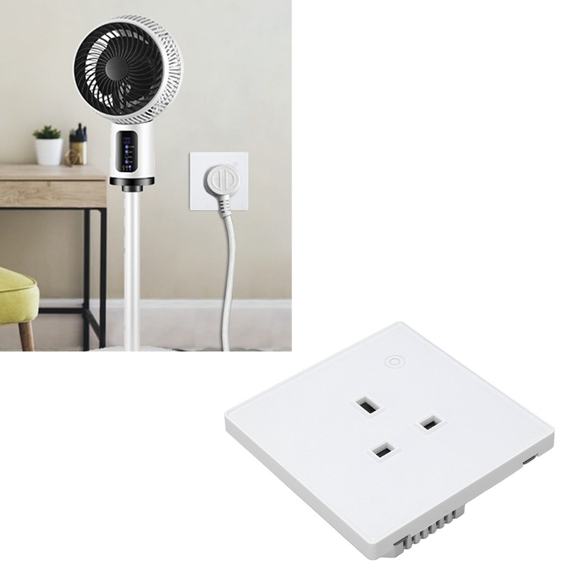 Smart Socket Wall Mounted ABS Timing Panel Wireless Remote Controllable