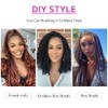 JVILO French Curly Braiding Hair for Box Braids 8Packs 22Inch