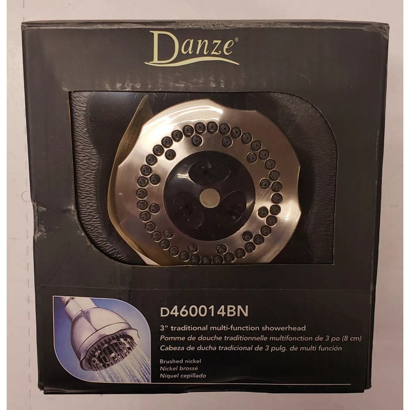 Danze D460014BN Lot of 2 Brushed Nickel 2.5gpm Shower Head