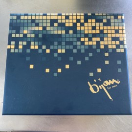 Bijan for Men Set 2.5 oz Cologne Spray 3.3 oz After Shave Balm 2.5 oz Deodorant